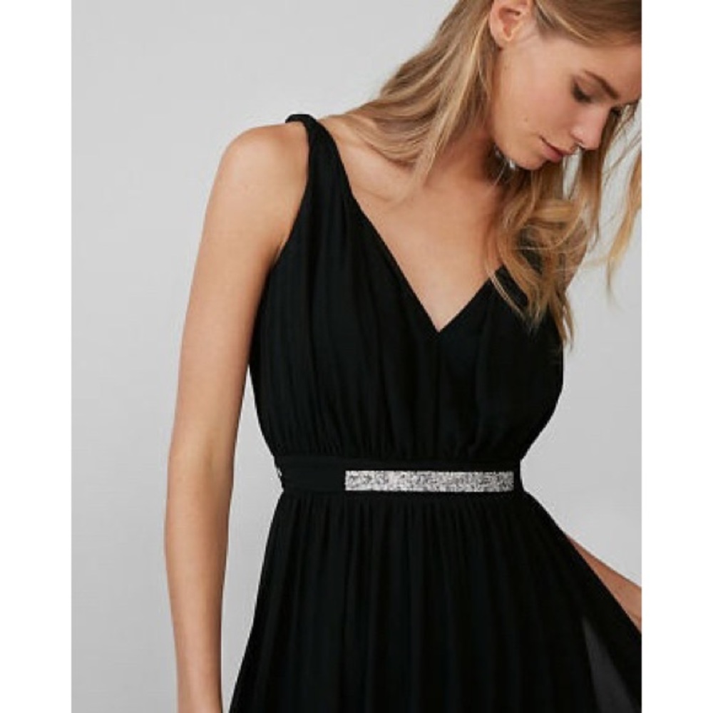 Express twist strap maxi dress